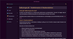 Desktop Screenshot of hallucinogen.dk