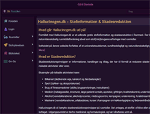 Tablet Screenshot of hallucinogen.dk
